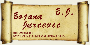 Bojana Jurčević vizit kartica